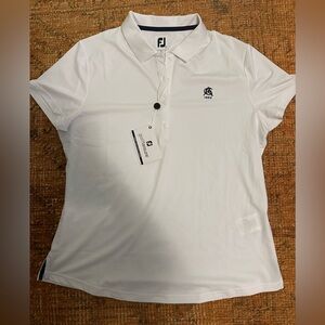 NWT FootJoy Women's White Polo Shirt